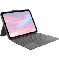 Logitech Combo Touch Backlit Keyboard Case for Apple 10.9" iPad 10th Gen (Oxford Gray) - 920-011433