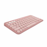 Logitech Pebble Keys 2 K380s, Multi-Device Bluetooth Wireless Keyboard with Customizable Shortcuts, Tonal Rose