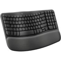 Logitech Wave Keys Wireless Ergonomic Keyboard (Graphite) - 920-011898