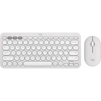 Logitech Pebble 2 Wireless Keyboard and Mouse Combo (Tonal White) - 920-012198