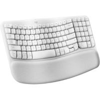 Logitech Wave Keys Wireless Ergonomic Keyboard (Off-White) - 920-012275