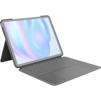 Logitech 920-012608 Combo Touch Backlit Keyboard Case for Apple 13" iPad Air M2/M3 (Oxford Gray)