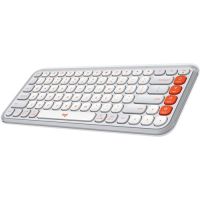 Logitech 920-012935 POP ICON KEYS Wireless Keyboard (Off-White & Orange)