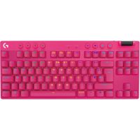 Logitech 920-013133 G Pro X TKL RAPID RGB Gaming Keyboard (Pink)