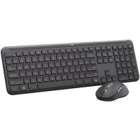 Logitech 920-013271 Signature Slim MK955 Combo for Business, Copilot Edition, Wireless Keyboard and Mouse, Graphite