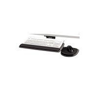 FELLOWES 93841 Adjustable Height Desk Mount Dual Monitor Arm  