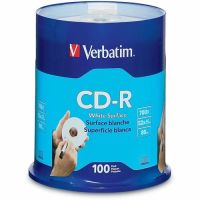 VERBATIM 94712 CD-R 700MB 52x White Spindle 5.25 Inch  