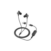 Logitech 981-001012 Zone Wired Earbuds for Business - Graphite