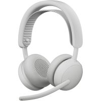 Logitech 981-001507 Zone Wireless 2 ES - Binaural Wireless Headset with Adaptive Hybrid ANC - Bluetooth - Off-White