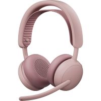 Logitech 981-001519 Zone Wireless 2 ES Headset for Business (Rose, Microsoft Teams)