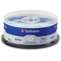 Verbatim 98914 M DISC BDXL 100GB 4x Blu-ray Discs (Spindle, 25-Pack)