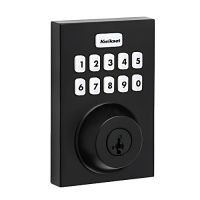 Kwikset 98935-007 Home Connect 620 Contemporary Keypad Smart Lock with Z-Wave Technology Matte Black Finish