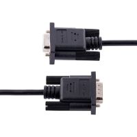 StarTech 9FMNM-3M-RS232-CABLE 3m RS232 Serial Null Modem Cable, Crossover Serial Cable w/Al-Mylar Shielding, DB9 Serial COM Port Cable