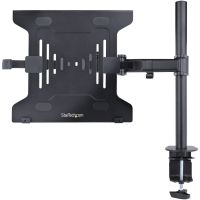 StarTech Laptop Desk Mount - Monitor and Laptop Mount - Displays up to 34" (17.6lb/8kg) & Laptops (4.5kg/9.9lb) - Articulating VESA Laptop Tray Arm - Clamp / Grommet Mount - A-LAPTOP-DESK-MOUNT
