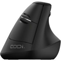 CODi A05002 6D Wireless Ergonomic Vertical Optical Bluetooth Mouse, Black