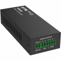 EATON TRIPP LITE SERIES A130-DNT-DEC DANTE 2-CHANNEL ANALOG AUDIO DECODER WITH POE, 100M PCM 2.0 44