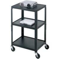 BRETFORD A2642E AV CART, ADJ TOP SHELF, 4 CASTERS