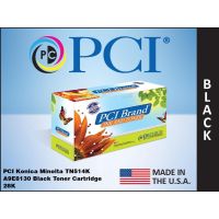 PCI USA KONICA-MINOLTA TN324K TN512K TN514K A33K132 A9E8130 BLK TONER CARTRIDGE