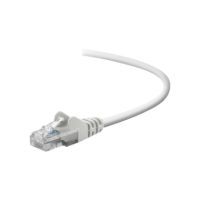 Belkin Ethernet 10Base-T Cable - Rj-45 (M) - Rj-45 (M) - 1 Ft - White - A3L791-01-WHT-S