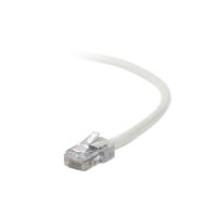 Belkin Cat5e/Cat5 6in White Ethernet Patch Cable, No Boot, UTP, 24 AWG, RJ45, M/M, 6" - A3L791-06IN-WHT