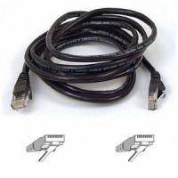BELKIN A3L791-10-BLK PATCH CABLE - UNSHIELDED TWISTED PAIR (UTP) - MALE LEFT GENDER - MALE RIGHT GEND