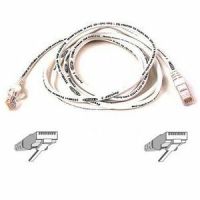 BELKIN A3L791-25-WHT-S 25FT CAT5E SNAGLESS PATCH CABLE, UTP, WHITE PVC JACKET, 2