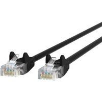 BELKIN A3L791-30-BLK-S - PATCH CORD - UNSHIELDED TWISTED PAIR (UTP) - MALE LEFT GENDER