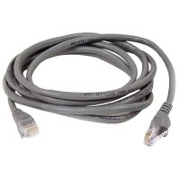 BELKIN A3L791B07-S 7FT CAT5E PATCH CABLE, UTP, GRAY PVC JACKET, 24AWG, T568B, 50 MICRON, GOLD PLATE