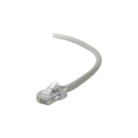 Belkin Cat5e/Cat5 10ft Grey Ethernet Patch Cable, No Boot, PVC, UTP, 24 AWG, RJ45, M/M, 350MHz, 10' - A3L791B10
