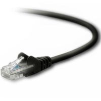 Belkin A3L791B25-BLK-S 25 ft. Cat 5E Black Patch Cable