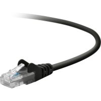 BELKIN A3L791B50-BLK-S PATCH CORD - UNSHIELDED TWISTED PAIR (UTP) - MALE LEFT GENDER - MALE RIGHT GENDE