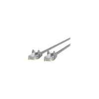 Belkin CAT6 RJ-45 M M UTP 24AWG Snagless Molded Ethernet Patch Cable, Gray, 2ft - A3L980-02-S