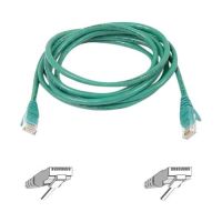 BELKIN A3L980-03-GRN-S 3FT CAT6 SNAGLESS PATCH CABLE, UTP, GREEN PVC JACKET, 23A