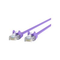 Belkin Cat6 Snagless Patch Cable - 3 ft - A3L980-03-PUR-S