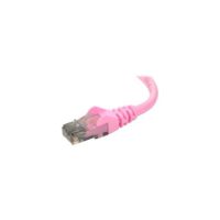Belkin Cat6 4ft Pink Ethernet Patch Cable, UTP, 24 AWG, Snagless, Molded, RJ45, M/M, 4 - A3L980-04-PNK-S