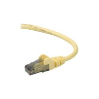 Belkin A3L980-06-YLW-S 6 ft. Cat 6 Yellow Cat.6 Snagless Patch Cable