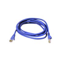 Belkin Cat6 6in Blue Ethernet Patch Cable, UTP, 24 AWG, Snagless, Molded, RJ45, M/M, 6" - A3L980-06IN-BLS