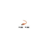 Belkin Cat6 8ft Orange Ethernet Patch Cable, UTP, 24 AWG, Snagless, Molded, RJ45, M/M, 8 - A3L980-08-ORG-S