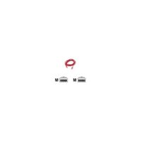 Belkin Cat6 8ft Red Ethernet Patch Cable, UTP, 24 AWG, Snagless, Molded, RJ45, M/M, 8' - A3L980-08-RED-S