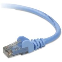 Belkin A3L980-10-BLU-S Cat6 10ft Blue Ethernet Patch Cable, UTP, 24 AWG, Snagless, Molded, RJ45, M/M, 10'