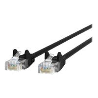 Belkin A3L980-20-BLK-S Cat6 20ft Black Ethernet Patch Cable, UTP, 24 AWG, Snagless, Molded, RJ45, M/M, 20'
