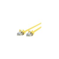 Belkin Cat6 30ft Yellow Ethernet Patch Cable, UTP, 24 AWG, Snagless, Molded, RJ45, M/M, 30 - A3L980-30-YLW-S