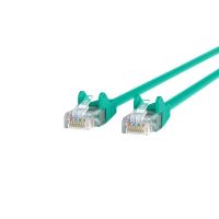 Belkin A3L980-35-GRN-S Cat6 35ft Green Ethernet Patch Cable, UTP, 24 AWG, Snagless, Molded, RJ45, M/M, 35'