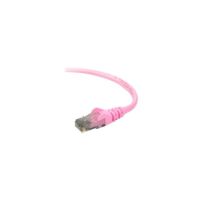 Belkin Cat6 50ft Pink Ethernet Patch Cable, UTP, 24 AWG, Snagless, Molded, RJ45, M/M, 50' - A3L980-50-PNK-S