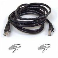 Belkin A3L980-75-BLK-S PATCH CABLE - RJ-45 (M) - RJ-45 (M) - 75 FT - UTP - ( CAT 6 ) - BLACK