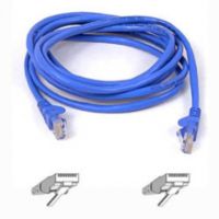 Belkin  Cat6 75ft Blue Ethernet Patch Cable, UTP, 24 AWG, Snagless, Molded, RJ45, M/M, 75' - A3L980-75-BLU-S