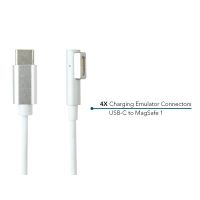 JAR SYSTEMS A4-UCAP-MS1 MACBOOK EMULATOR CHARGING CABLES - 4-PACK OF USB-C TO 0.5IN 5-PIN MAGNETIC MAGSA