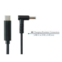 JAR SYSTEMS A4-UCHP-C13 HP EMULATOR CHARGING CABLES - 4-PACK OF USB-C TO 4.50 X 3.00MM EMULATOR CONNECTO