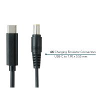 JAR SYSTEMS A4-UCLN-X131 LENOVO EMULATOR CHARGING CABLES - 4-PACK OF USB-C TO 7.90 X 5.55MM EMULATOR CONN
