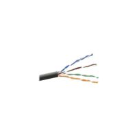 Belkin Cat5e/Cat5 1000ft Black Stranded Bulk Cable, PVC, 4PR, 24 AWG, 1000 - A7J304-1000-BLK